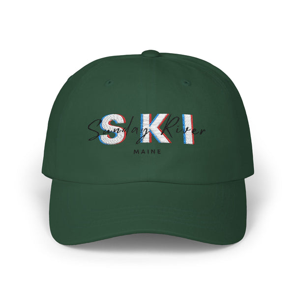 Ski Sunday River New Hampshire - Embroidered Baseball Hat