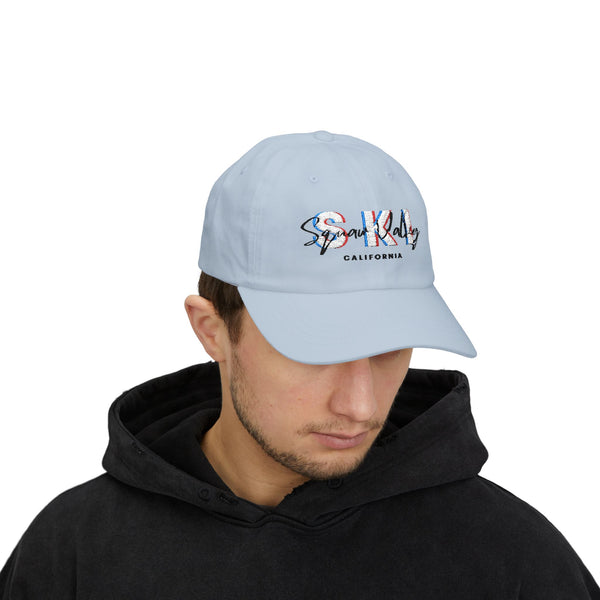 Ski Squaw Valley California - Embroidered Skiing Baseball Hat