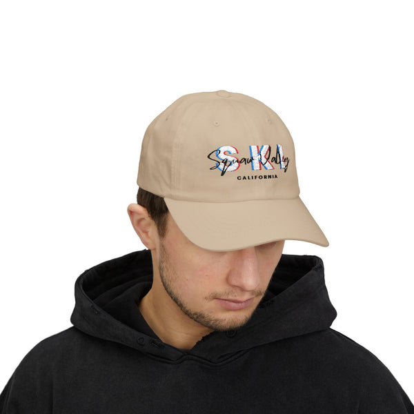 Ski Squaw Valley California - Embroidered Skiing Baseball Hat