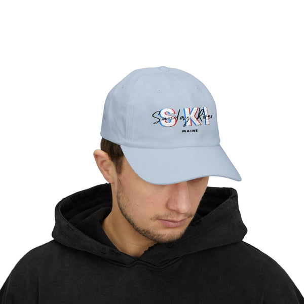 Ski Sunday River New Hampshire - Embroidered Baseball Hat