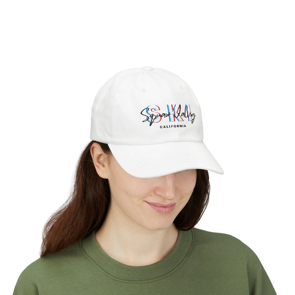 Ski Squaw Valley California - Embroidered Skiing Baseball Hat