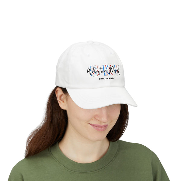 Ski Winter Park Colorado - Embroidered Baseball Hat