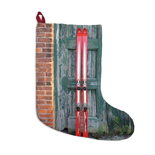 Christmas Stockings  - Red Skis and Green Door