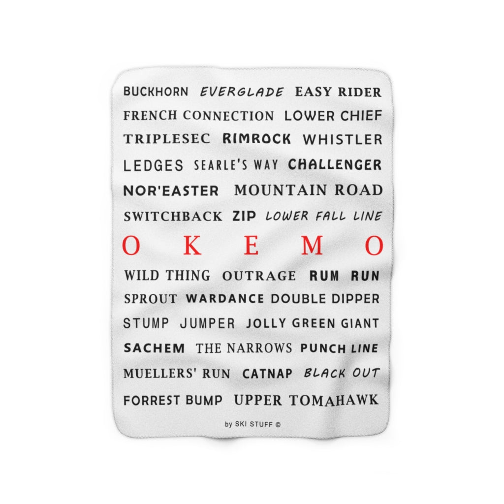 Okemo - Fleece Blanket – SKI STUFF home decor