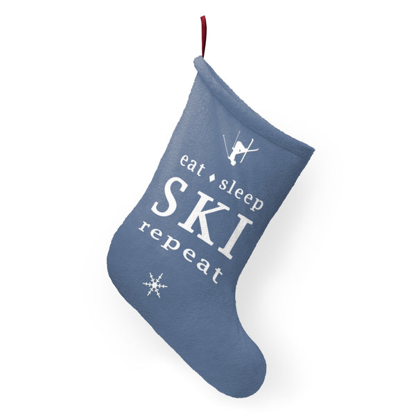 Christmas Stockings - Eat Sleep SKI repeat