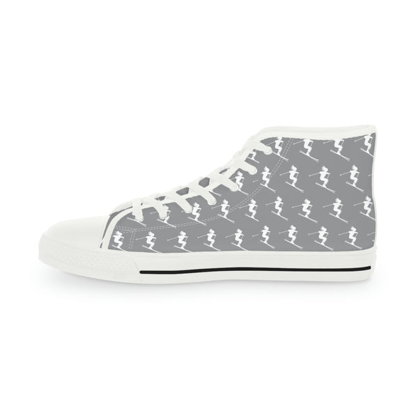 Skiers Gray - High Top Sneakers