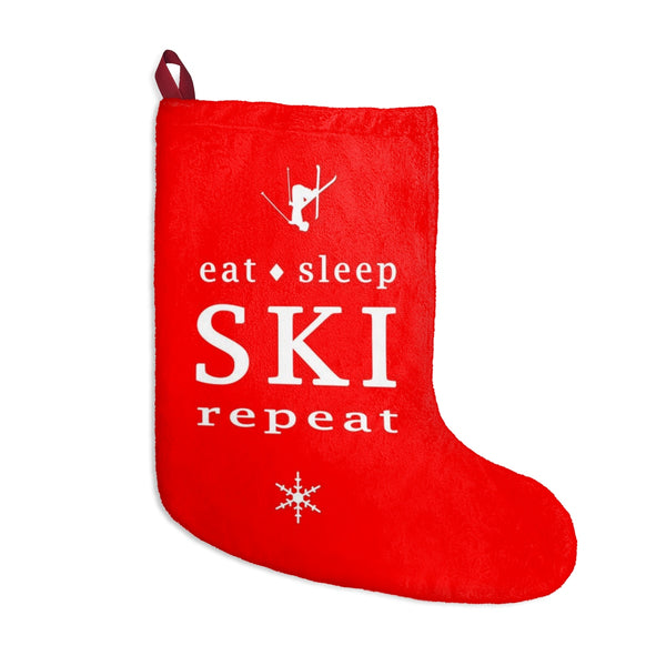 Christmas Stockings - Eat Sleep SKI repeat