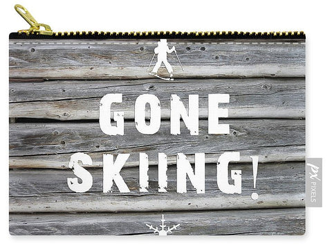 Gone Skiing - Carry-All Pouch