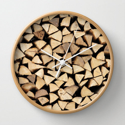 Firewood, Wall Clock